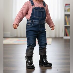 Seychelles Shiny Black Kids Boots